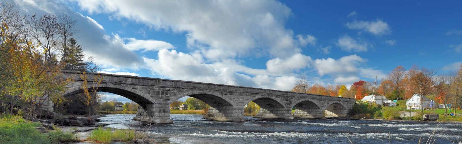 Five Span Bridge in the fall
