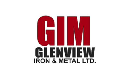 the logo of Glenview Iron & Metal